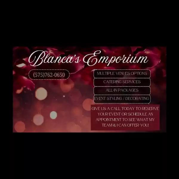 Blanca's Emporium [Venue, Decorating, Catering] — Lugares para Bodas en Clovis, NM